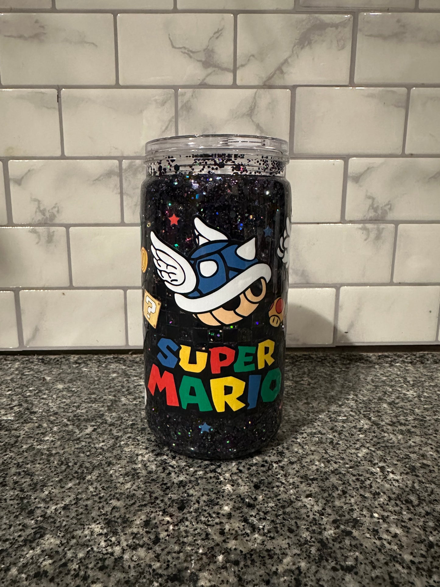 Super Mario Snow Globe - Acrylic